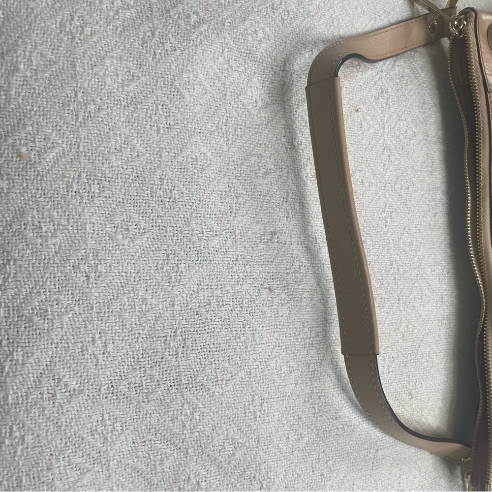 Michael‎ Kors Beige and Cream Women's Shoulder Bag~ Jet Set MK Logo - Picture 7 of 15